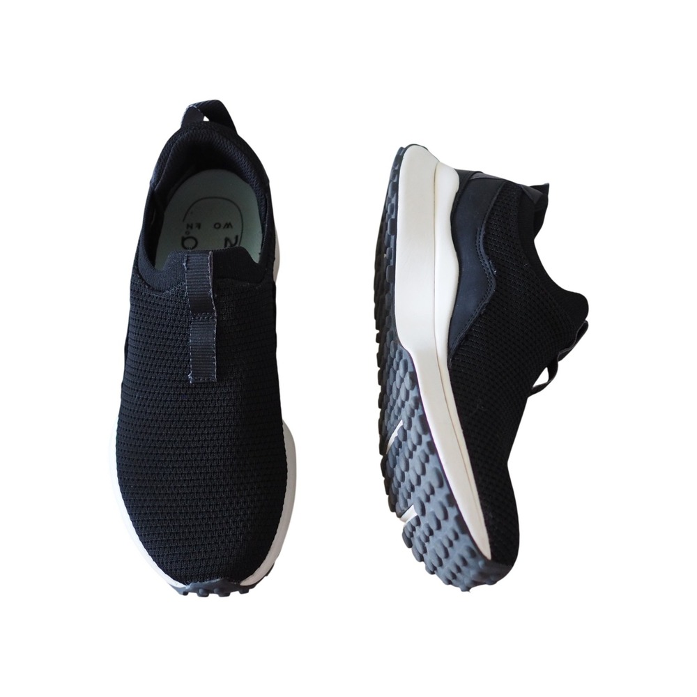Ryka Jumpstart Black Mesh Slip On Sneaker Athleisure 10M Excellent Lightweight